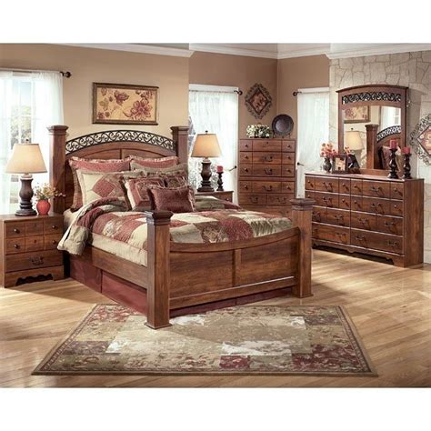 Simply add some colorful linens and some color on the walls and you'll have your dream bedroom! Timberline Poster Bedroom Set Signature Design by Ashley ...