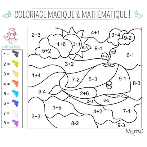Coloriage Magique A Imprimer 6 Ans La Team Tonton Les Coloriages