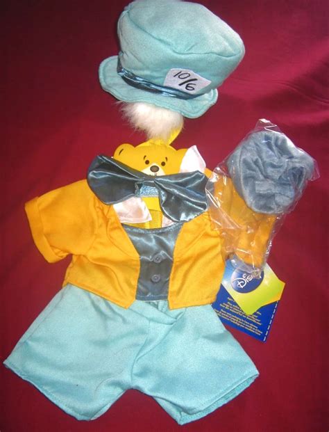 Build A Bear Disney Mad Hatter Outfit From Alice In Wonderland Cartoon Build A Bear Outfits