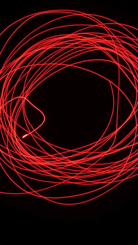 Download Wallpaper 938x1668 Lines Intersection Circle Abstraction