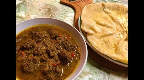 Shail S Kitchen Boneless Curry Goat Roti Wrap Youtube