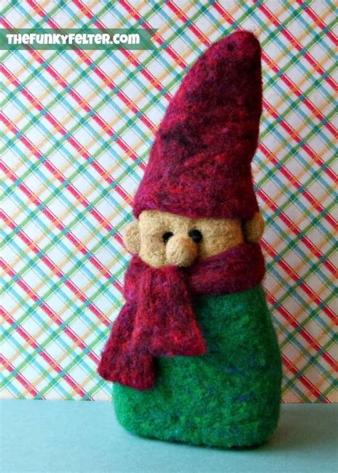 Make Your Own Needle Felted Elf For Your Little One Felt Crafts