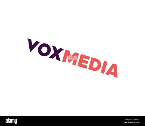 Vox Media Rotated Logo White Background B Stock Photo Alamy