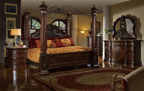 Browse a wide selection of furniture for bedrooms on houzz in a variety of styles and sizes, including wooden and mirrored bedroom furniture options. McFerran Castellino Leather Poster Bedroom Set B8000