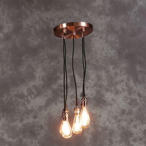 This handcrafted metal chandelier is a classic. Vintage Copper Multi Pendant Light - French Lighting from ...