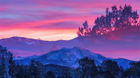 Colorado Beautiful Glenwood Springs During Sunset 4k Hd