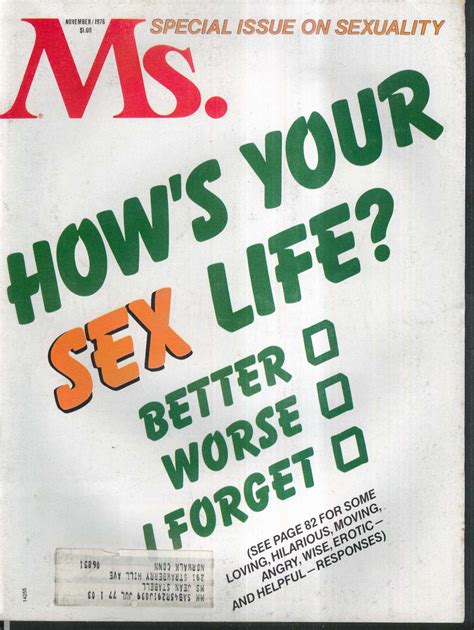 Ms Sexuality Issue Gloria Steinem Carol Tavris Frank Rich 11 1976