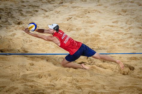 Beach Volleyball Celebrates Three New Men S Olympic Medallists