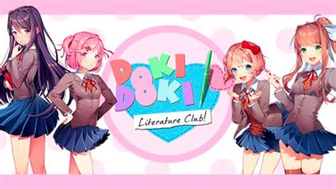 The literature club is full of cute girls! DOKI DOKI LIterature Club! ™ » Download FREE GAME at gameplaymania.com