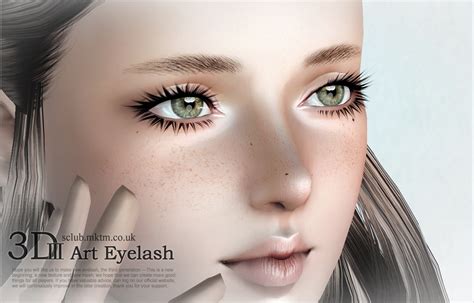 Junique The Sims 3 Downloads Eyelash Design Set Iii