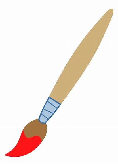 Clipart Paintbrush Brush Paint Clip Clipartion Related