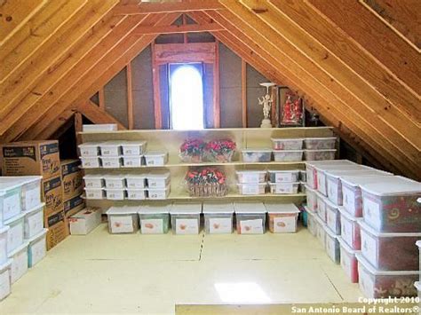 A deluxe attic storage room is not considered a habitable space, however these rooms are often used as a kids playroom, study or hobby room. Real Estate For Sale Network | Attic storage, Garage attic ...