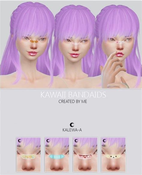 Kalewa A Kawaii Bandages Sims 4 Downloads Sims Sims 4 Update