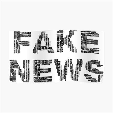 fake news poster for sale by rnitules redbubble