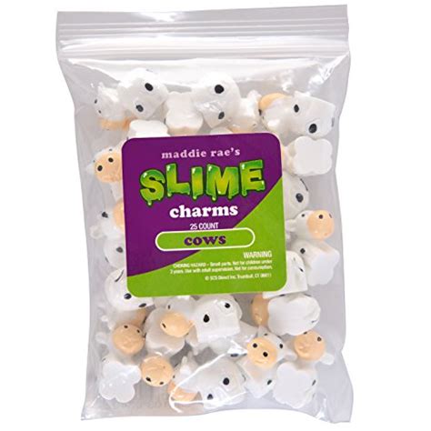 Maddie Raes Slime Charms Cows 25 Pcs Of Slime Beads Pricepulse