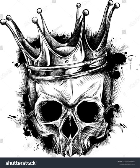 Skull King Crown Tattoo