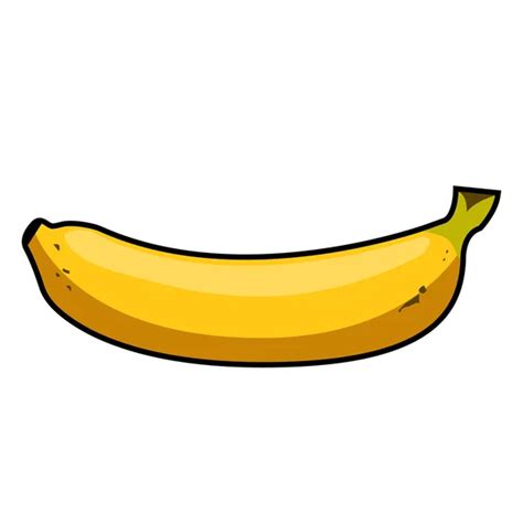 Vector De Plátano De Dibujos Animados Imagen Vectorial De © Nikiteev