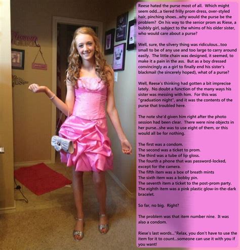 Pin By C Lia White On Tg Girly Dresses Frilly Dresses Prom Captions