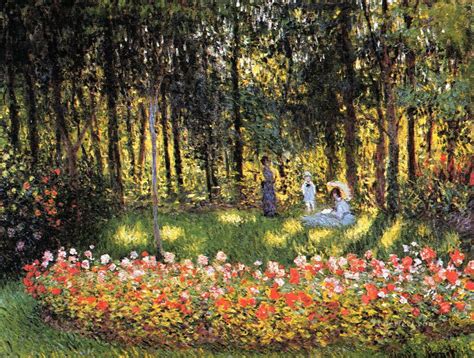 Monet garden trip report, travel tips & pictures. The Artist s Family in the Garden Claude Monet Painting in ...