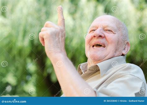 Smiling Old Man Stock Image Image Of Senior Grandfather 36533843