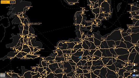 Ets2 Full Screen Map V10 V 10 Maps Mod Für Eurotruck Simulator 2