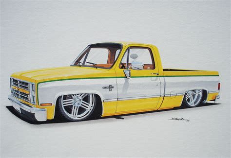 Check out our pencil drawing truck selection for the very best in unique or custom, handmade pieces from our shops. Drawn truck lowrider - Pencil and in color drawn truck lowrider