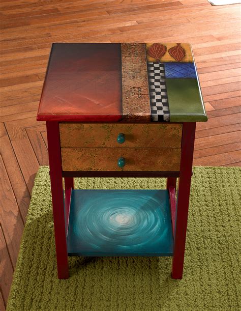 Largest selection online · fast shipping · authorized dealer Two-Drawer End Table by Wendy Grossman (Wood Side Table ...