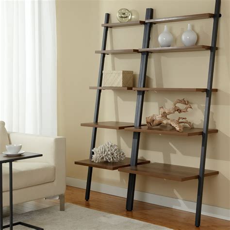 Bookcase With Ladder Rail Bookcase 16066 Home Design Ideas