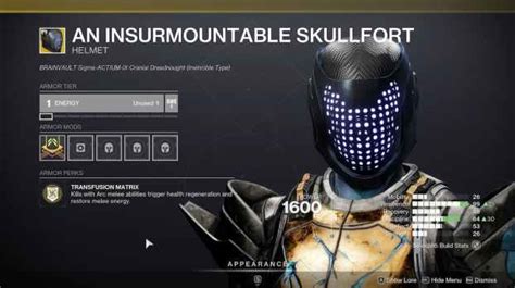 Destiny 2 How To Get Insurmountable Skullfort Exotic Titan Helmet