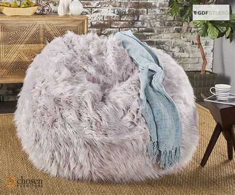 Little home at john lewis safari & friends bean bag chair, multi. Fluffy Bean Bags: Top 10 Faux Fur & Cozy Bean Bags of {2021}