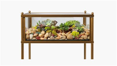 30 lbs (top), 20 lbs (interior) create a unique, thriving display with this lively end table. Product Of The Week: A Side Table With Built-in Terrarium ...