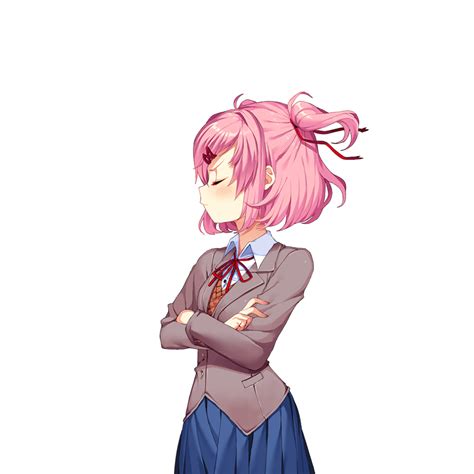 Image Natsukiheadturnpng Doki Doki Literature Club Wiki Fandom