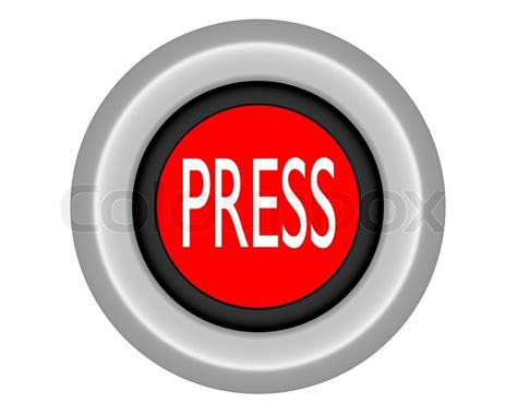 Press Button Stock Image Colourbox