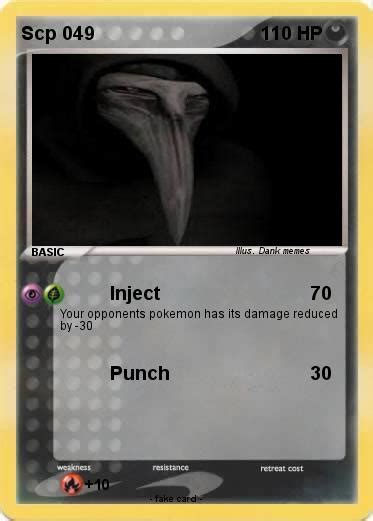 Pokémon Scp 049 57 57 Inject My Pokemon Card