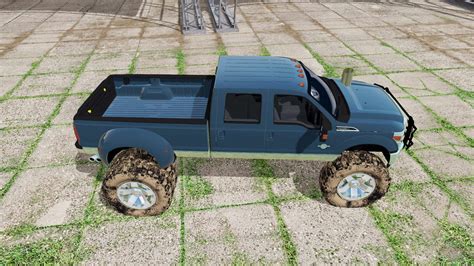 Ford F 350 Super Duty Crew Cab Mud Truck For Farming Simulator 2017