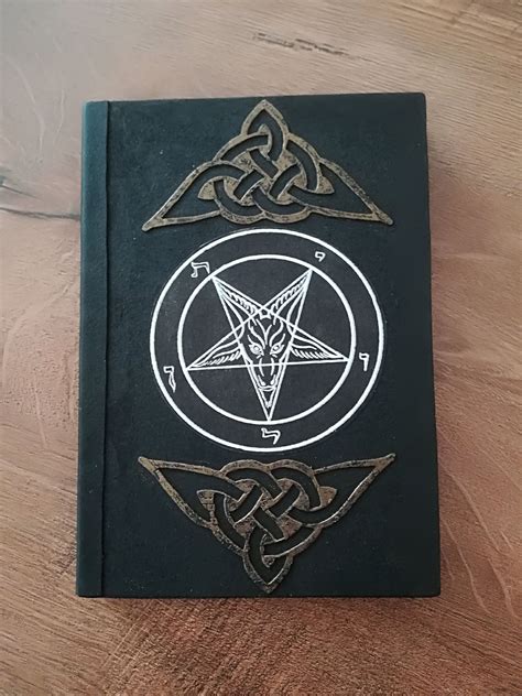 Book Of Satan Satanism Book Of Baphomet Baphomet Book Of Witchcraft Blank Satanic Journal