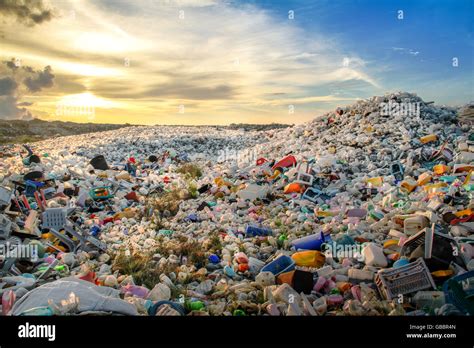 Plastic Waste Dumping Site Stock Photo Royalty Free Image 110283061