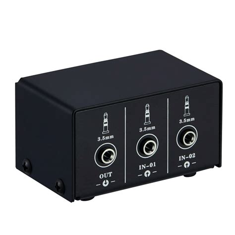 Meterk Linepaudio Audio Switcher 35mm 2 In 1 Out 1 In 2 Out Ab