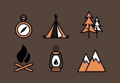 Vector Boy Scouts Icon Set Download Free Vector Art Stock Graphics