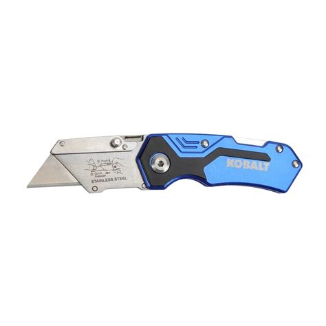 Kobalt Kobalt Compact Lockback Knife 18mm 1 Blade Folding Utility Knife