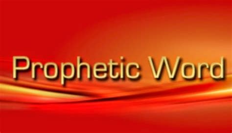 Receiving A Prophetic Word Ralph Howe Ministries
