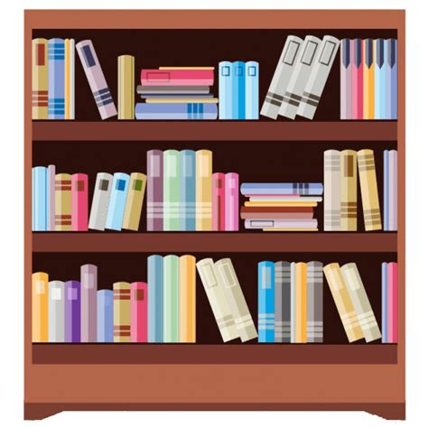 Transparent Bookshelf Free Bookcase Cliparts Download Free Clip Art