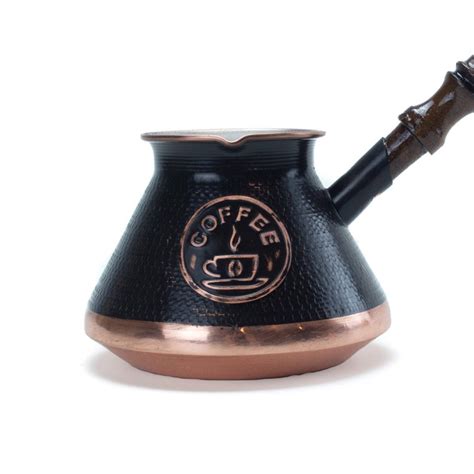 Handmade Armenian Coffee Pot Copper Jazva Maker Wooden Handle Etsy