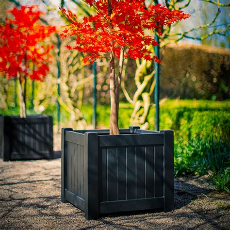 The tricoya is a sheet product version of the accoya. Versailles Planters