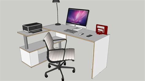 Perfect Office Desk 3d Warehouse