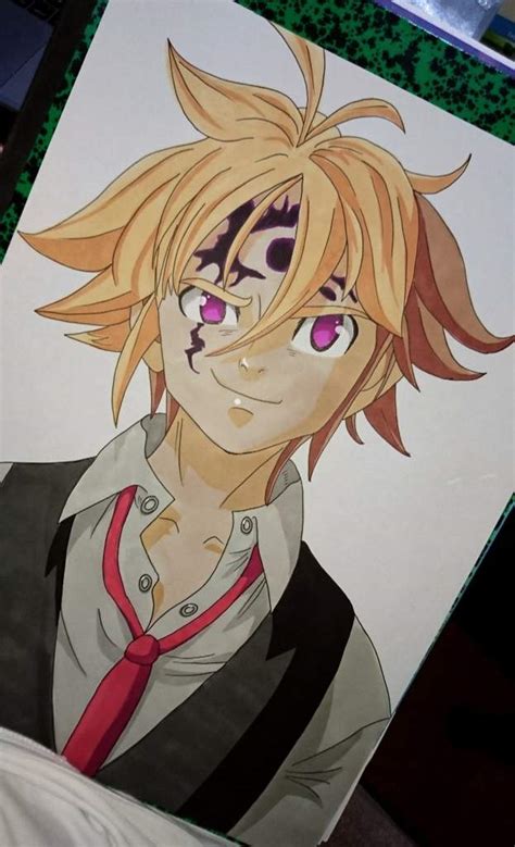 The seven deadly sins—a group of evil knights who conspired to overthrow the kingdom of britannia—were said to have been eradicated by the holy knights, although some claim that they still live. Hey bonjour à tous ! Voici mon dernier dessin Meliodas ...