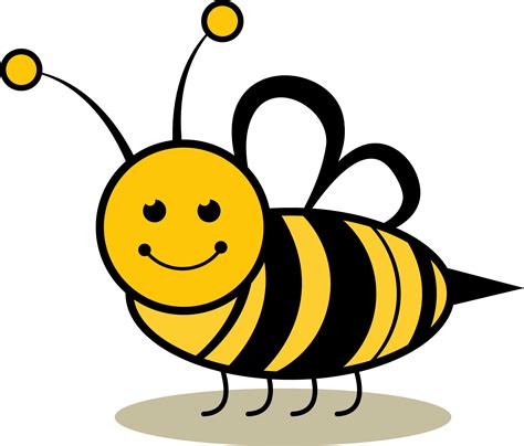 Bee Png Cartoon Free Logo Image