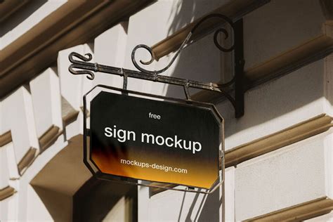 Free Outdoor Shop Sign Mockup Mockuptree