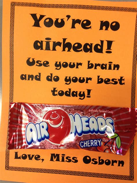 Airhead Candy Sayings Clever Candy Sayings For Almost Every