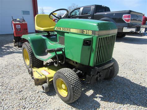 John Deere 318 Garden Tractor John Deere Equipment Pinterest